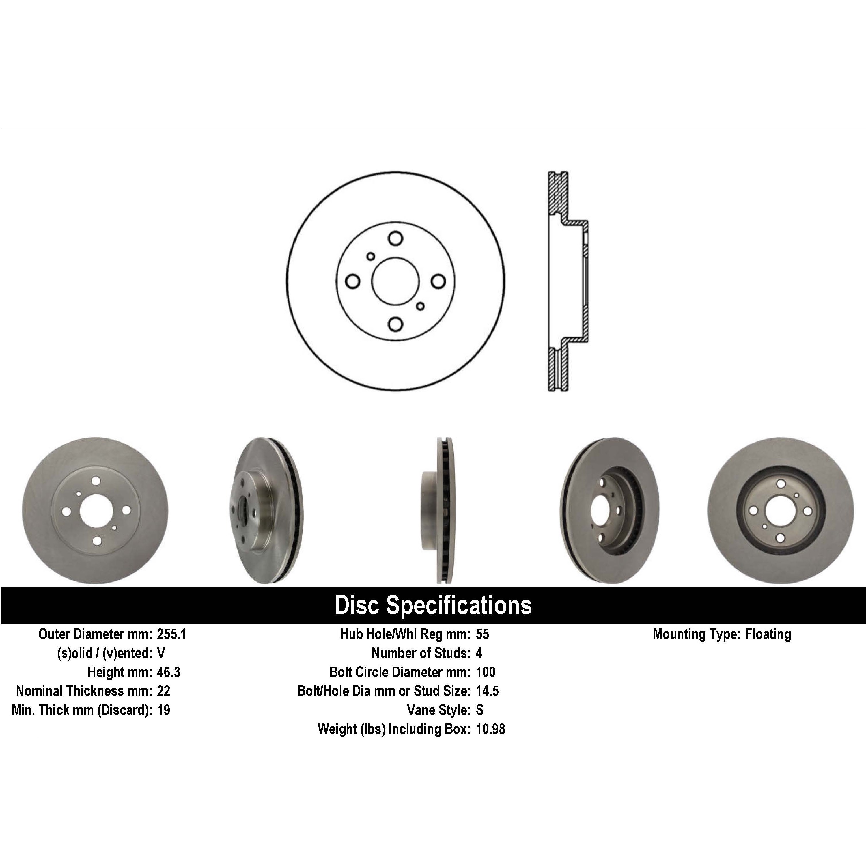 Disco Freno COMLINE ADC01142V