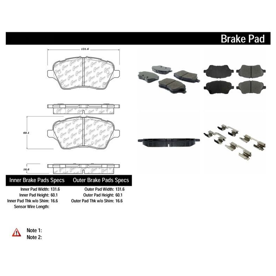 Pastillas Freno Ford Fiesta 2009-2019 Delantero 4