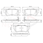 Pastillas Freno Kia Sorento 2002-2009 Trasero 3