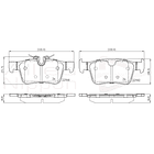 Pastillas Freno Volvo V90 2017-2023 Trasero 3