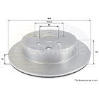 Disco Freno Infiniti QX50 2014-2017 Trasero 3