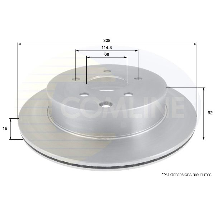 Disco Freno Infiniti QX50 2014-2017 Trasero 4