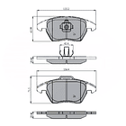 Pastillas Freno Audi A1 2018-2023 Delantero 3