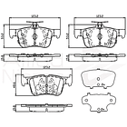 Pastillas Freno Ford Edge 2015-2023 Trasero 3