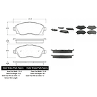 Pastillas Freno Chevrolet Montana 2003-2010 Delantero 2