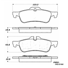 Pastillas Freno Mini Cooper 2000-2006 Trasero 4