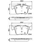 Pastillas Freno Volvo V60 2019-2023 Trasero 3