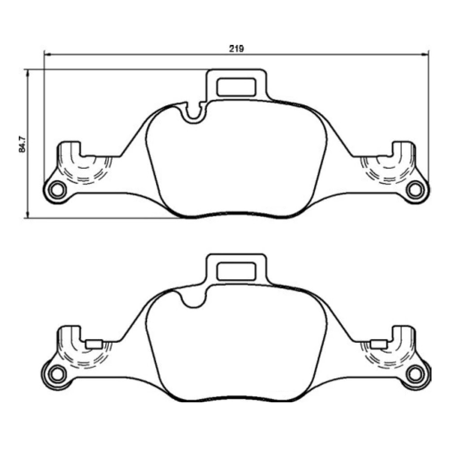 Pastillas Freno BMW 530e 2017-2023 Delantero 4