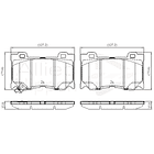 Pastillas Freno Infiniti Q70 2013-2019 Delantero 4