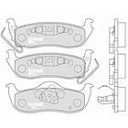 Pastillas Freno Nissan Titan 2004-2015 Trasero 2