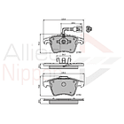 Pastillas Freno Volkswagen Microbus 2003-2015 Delantero 4