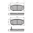 Pastillas Freno Suzuki Ciaz 2014-2023 Delantero 4