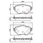 Pastillas Freno Peugeot Rifter 2019-2023 Trasero 4