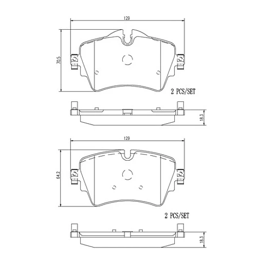 Pastillas Freno Mini Cooper 2014-2023 Delantero
