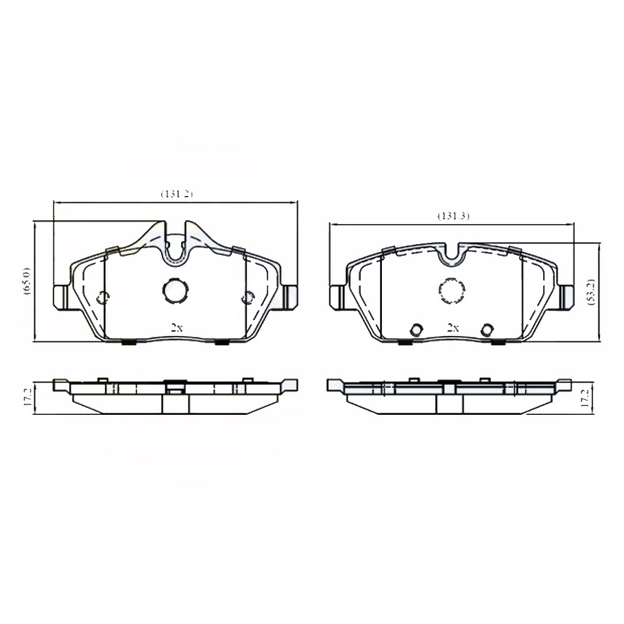 Pastillas Freno Mini Cooper 2006-2013 Delantero 4