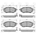 Pastillas Freno Subaru Legacy 2014-2019 Delantero 3