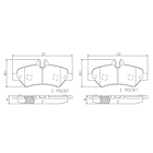 Pastillas Freno Volkswagen Crafter 2006-2017 Trasero 4