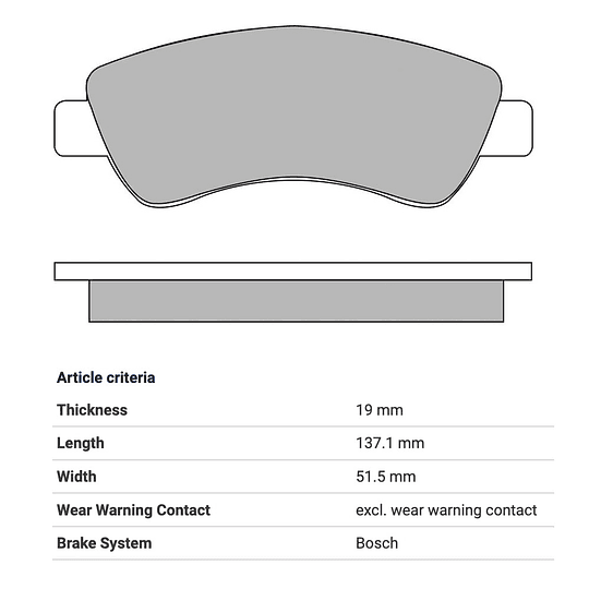 Pastillas Freno Peugeot Partner 1998-2013 Delantero