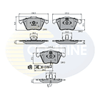Pastillas Freno Skoda Superb 2001-2008 Delantero 3