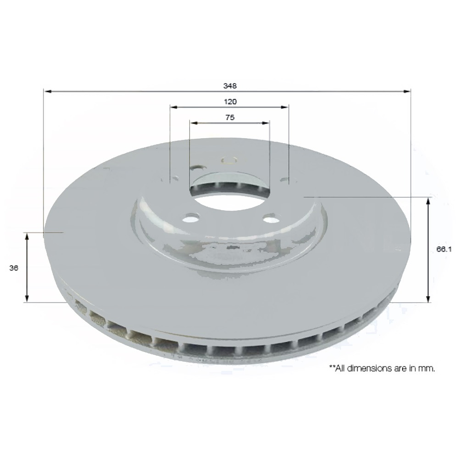 Disco Freno BMW 650i xDrive 2011-2018 Delantero 3