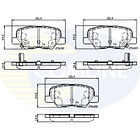 Pastillas Freno Mitsubishi Outlander 2014-2021 Trasero 4