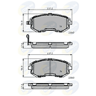 Pastillas Freno Subaru Impreza 2016-2023 Delantero 4