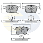 Pastillas Freno SAAB 9-3 Convertible 2004-2014 Delantero 3