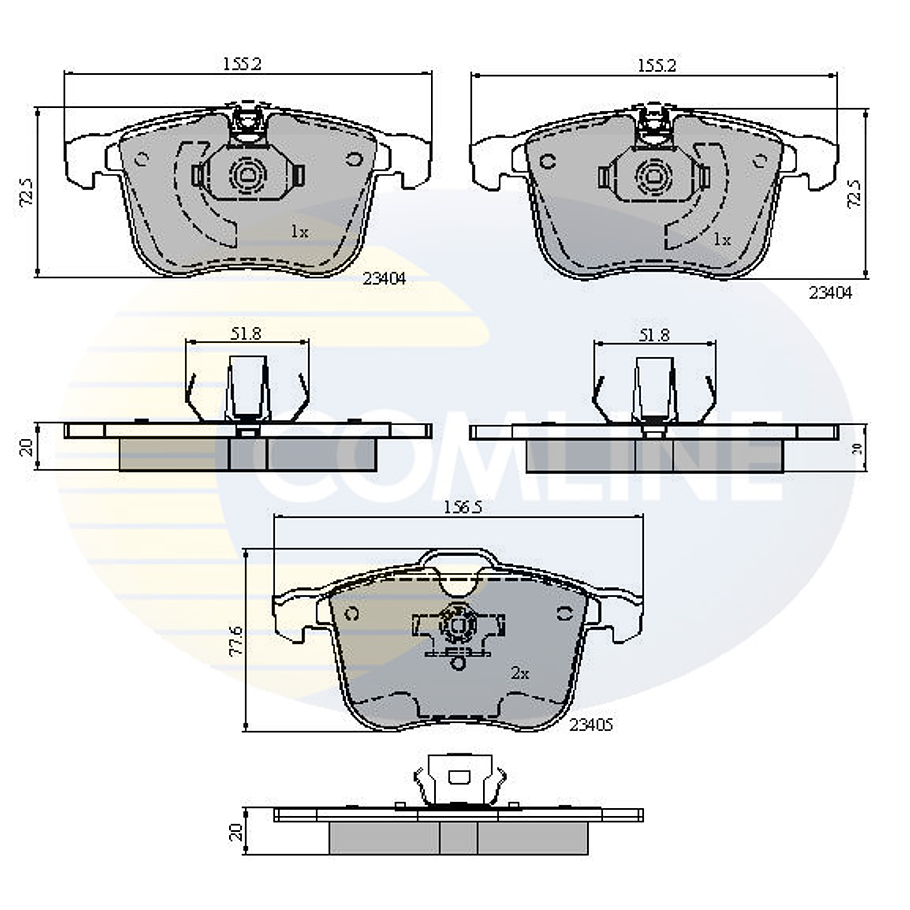 Pastillas Freno SAAB 9-3 Convertible 2004-2014 Delantero 3