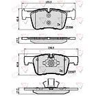 Pastillas Freno BMW 320i 2004-2013 Delantero 3