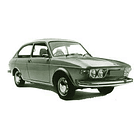 Pastillas Freno Volkswagen 412 1972-1974 Delantero 2