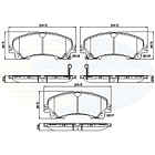 Pastillas Freno Infiniti QX50 2014-2017 Delantero 4