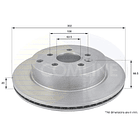 Disco Freno Land Rover Freelander LR2 2006-2015 Trasero 3