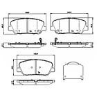 Pastillas Freno Hyundai Genesis 2013-2016 Delantero 4