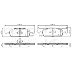 Pastillas Freno Renault Sandero 2012-2023 Delantero 2