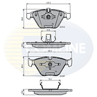 Pastillas Freno BMW 530i 2003-2010 Delantero 4