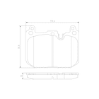 Pastillas Freno Mini Cooper 2014-2023 Delantero 3