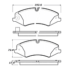 Pastillas Freno Land Rover Range Rover 2012-2021 Delantero 4