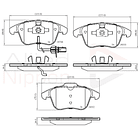 Pastillas Freno Audi A5 2007-2016 Delantero 3