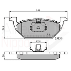 Pastillas Freno Volkswagen Polo 2002-2009 Delantero 3