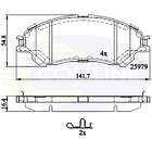 Pastillas Freno Suzuki SX4 2006-2014 Delantero 3