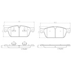 Pastillas Freno Mercedes Benz ML250 2011-2019 Delantero 4