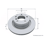 Disco Freno BMW Z4 2002-2008 Trasero 2