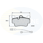 Pastillas Freno Porsche 911 Carrera 1997-2004 Delantero 4
