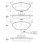 Pastillas Freno Volkswagen Polo Van 2009-2017 Delantero 2