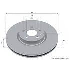 Disco Freno Volvo XC60 2018-2023 Delantero 4