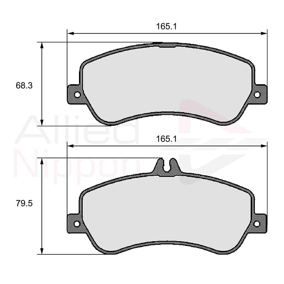 Pastillas Freno Mercedes Benz GLK220 CDI 2009-2015 Delantero 3