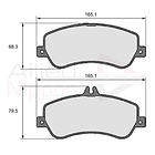 Pastillas Freno Mercedes Benz GLK350 2009-2015 Delantero 4