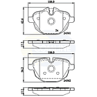 Pastillas Freno BMW 535i GT xDrive 2010-2016 Trasero 4
