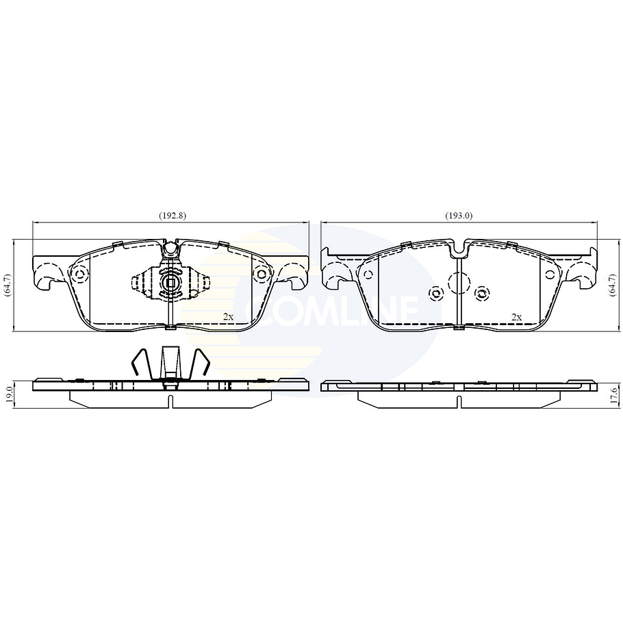 Pastillas Freno Jaguar F-Type 2014-2023 Delantero 4