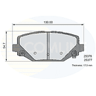 Pastillas Freno Volkswagen Routan 2009-2014 Trasero 4